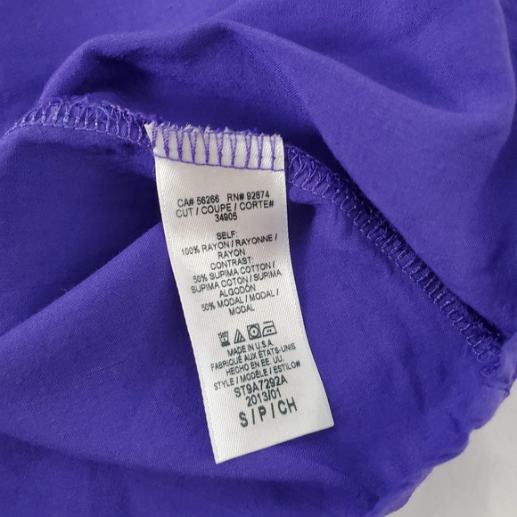 Splendid purple sleeveless button down top - Picture 5 of 5